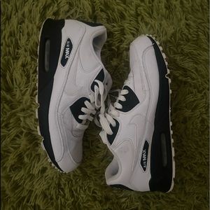 nike air max 90 black & white color way